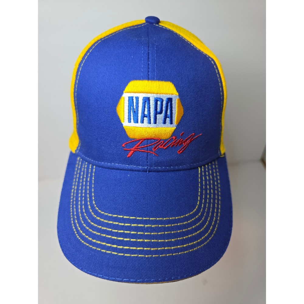NEW Chase Elliott NAPA Racing NASCAR Hat Blue Yellow #9 Embroidered Cap OSFM